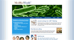 Desktop Screenshot of medbioworld.com